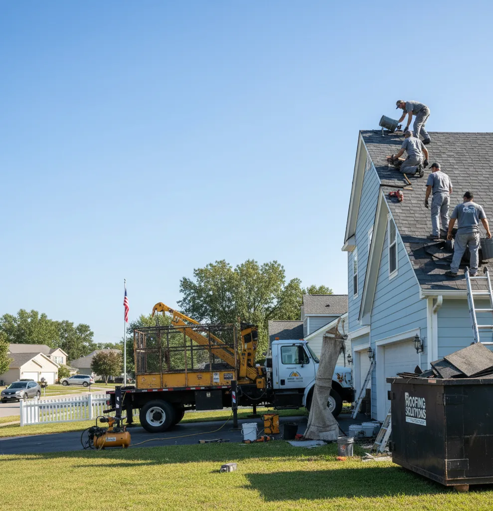 Roof Repair in Newport Center